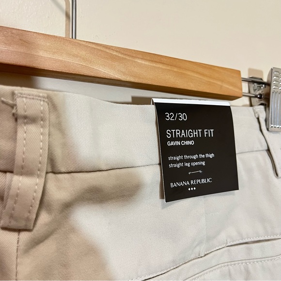 NWT Banana Republic Factory Straight Fit Gavin Chino - Picture 6 of 12